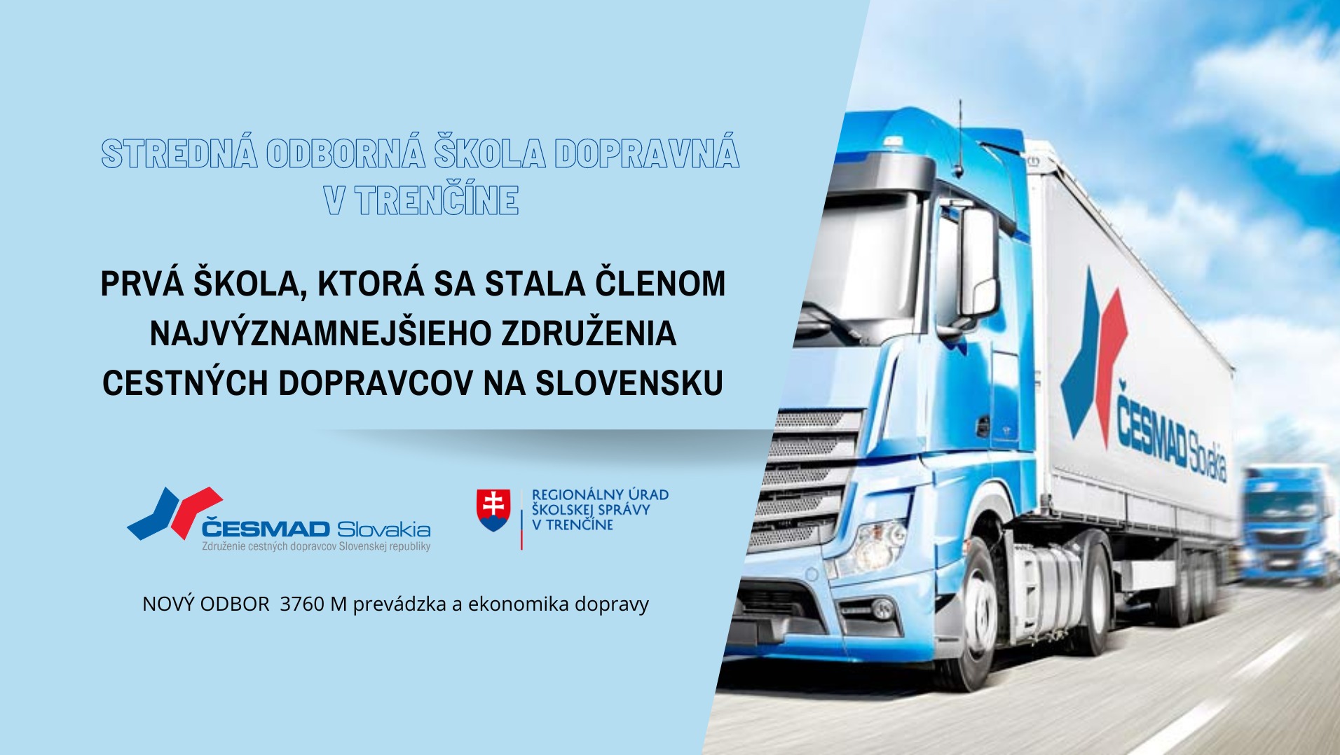 Pridaj sa k nám a študuj dopravu s podporou ČESMAD Slovakia  😉🚒🚐🚚🚛 - Obrázok 1