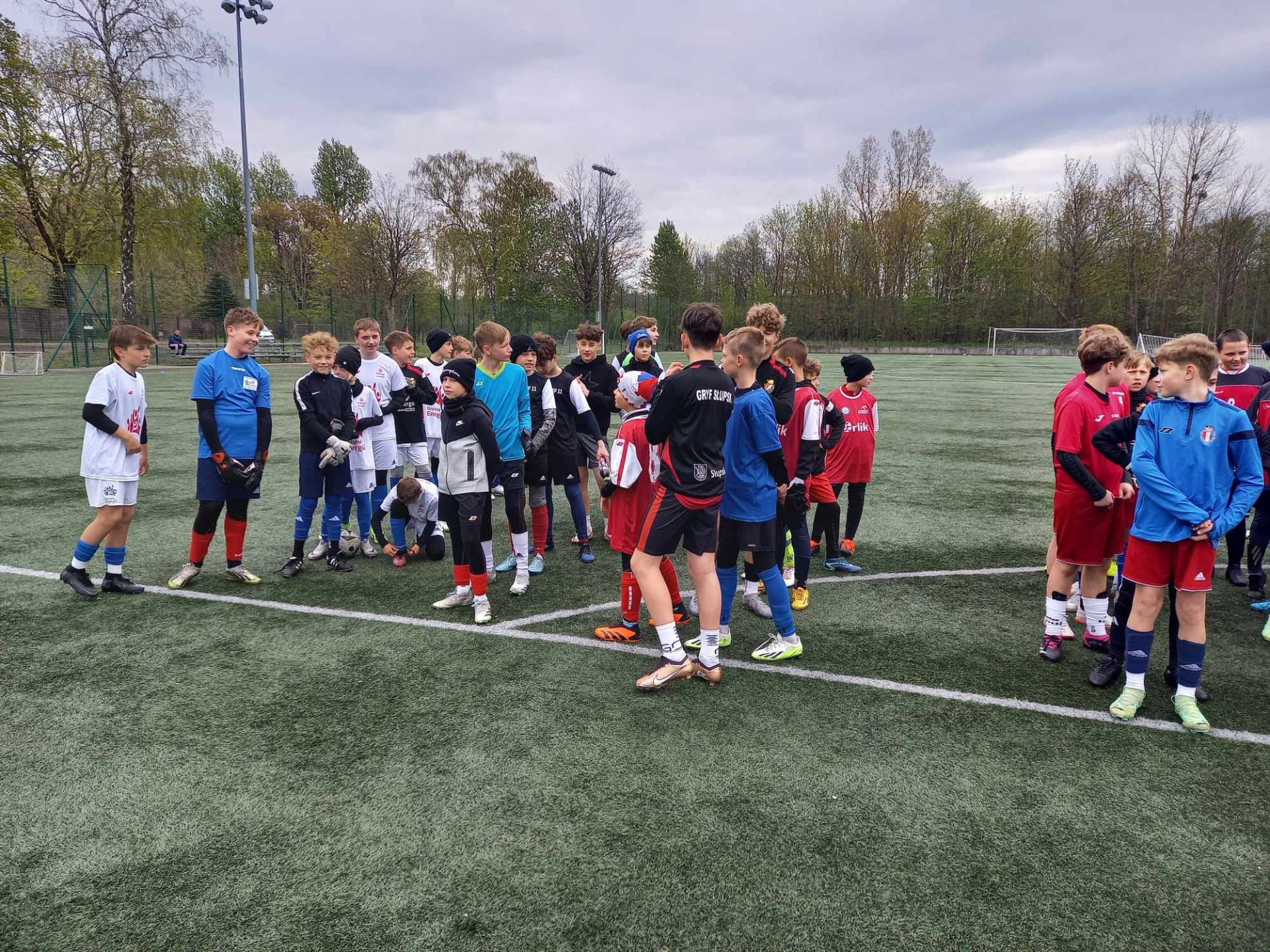 Mecz piłki nożnej - finały Słupskiej Olimpiady Młodzieży