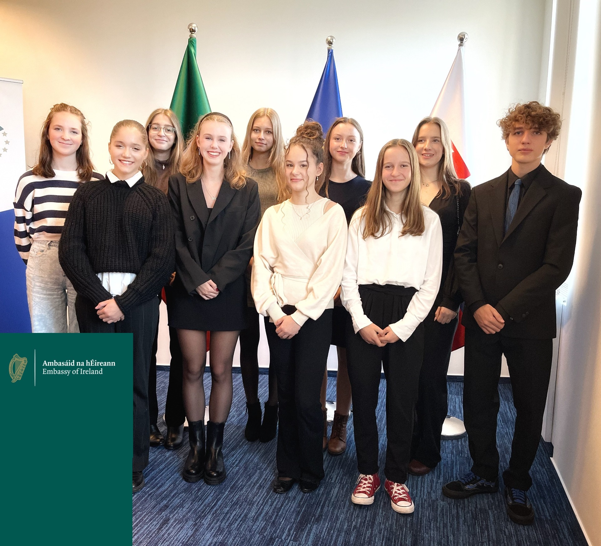 Návšteva našich študentov u J.E. veľvyslanca Írskej republiky na Slovensku - Obrázok 2