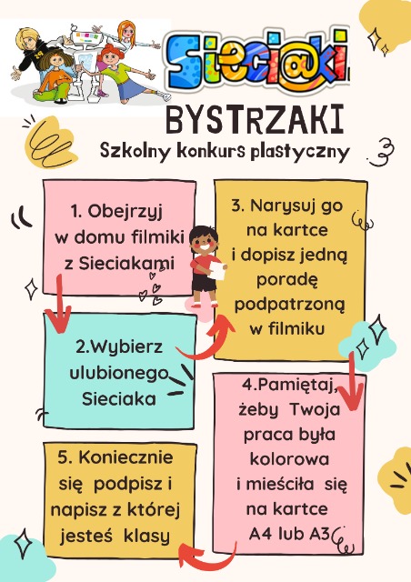 Konkurs plastyczny "Sieciaki Bystrzaki". Zapraszamy do udziału! - Obrazek 1