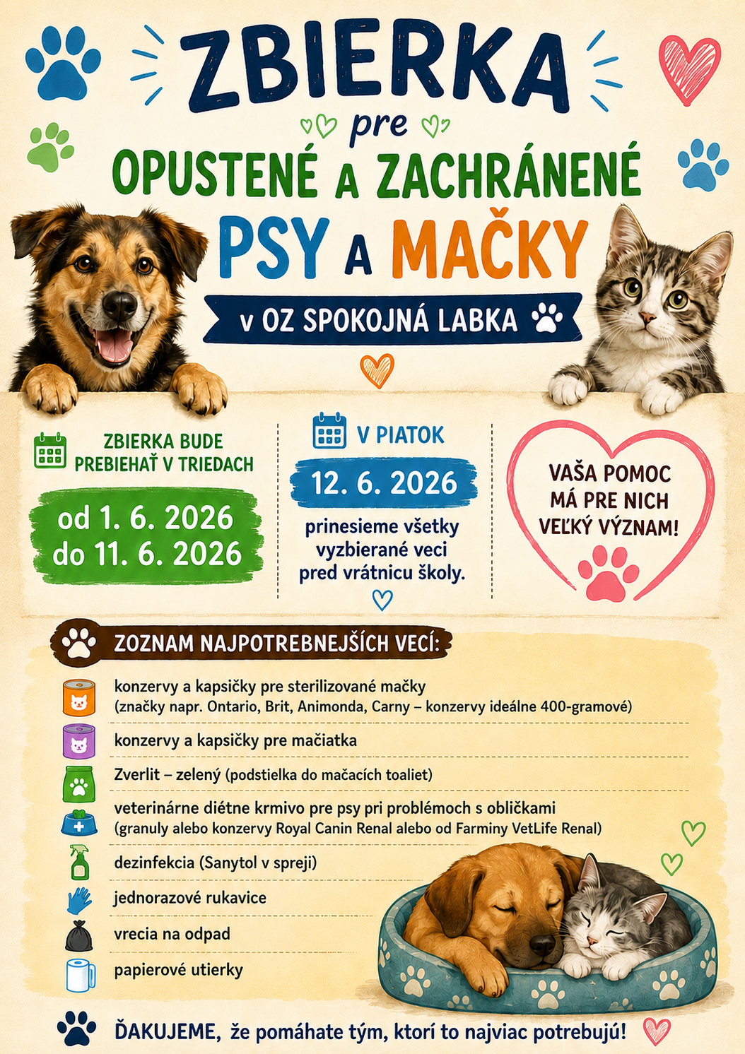 Pomoc opusteným a zachráneným zvieratkám - Obrázok 1