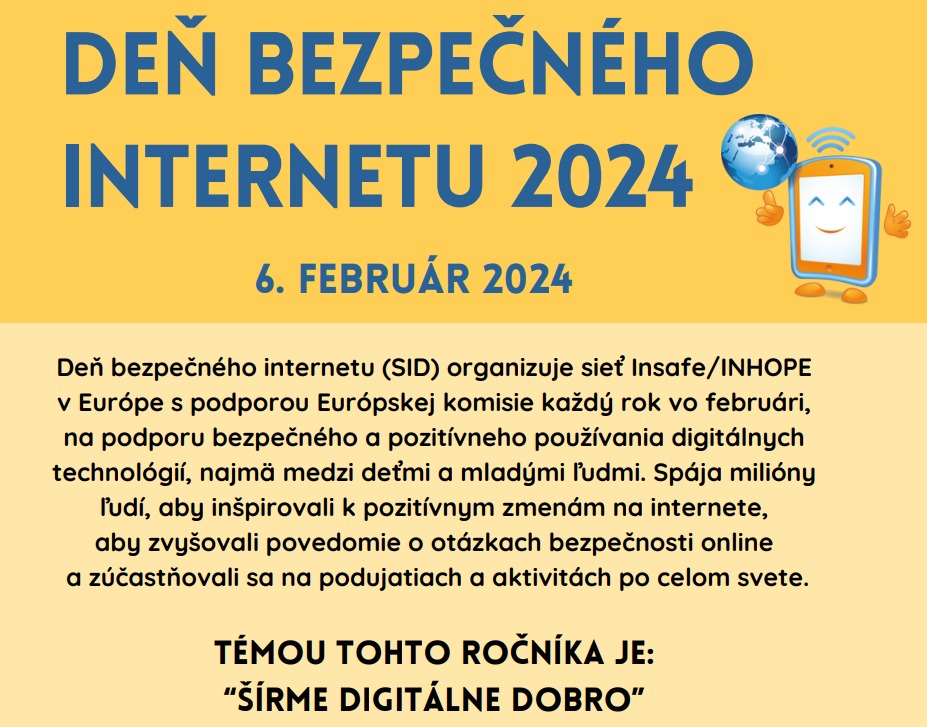 Deň bezpečného internetu 2024 - Obrázok 1