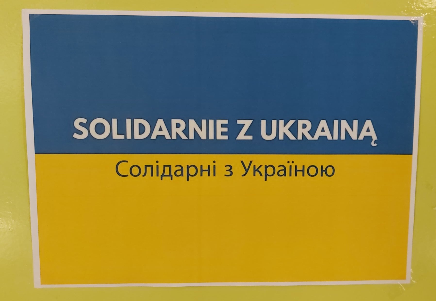 Jedynka solidaryzuje się Ukrainą - Obrazek 3