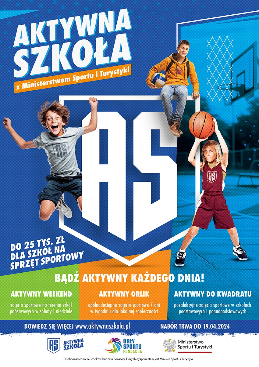 Plakat "Aktywna Szkoła"