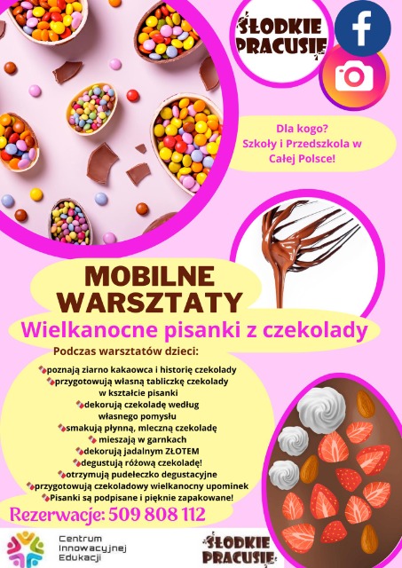 Wielkanocne pisanki z czekolady- Mobilne Warsztaty - Obrazek 1