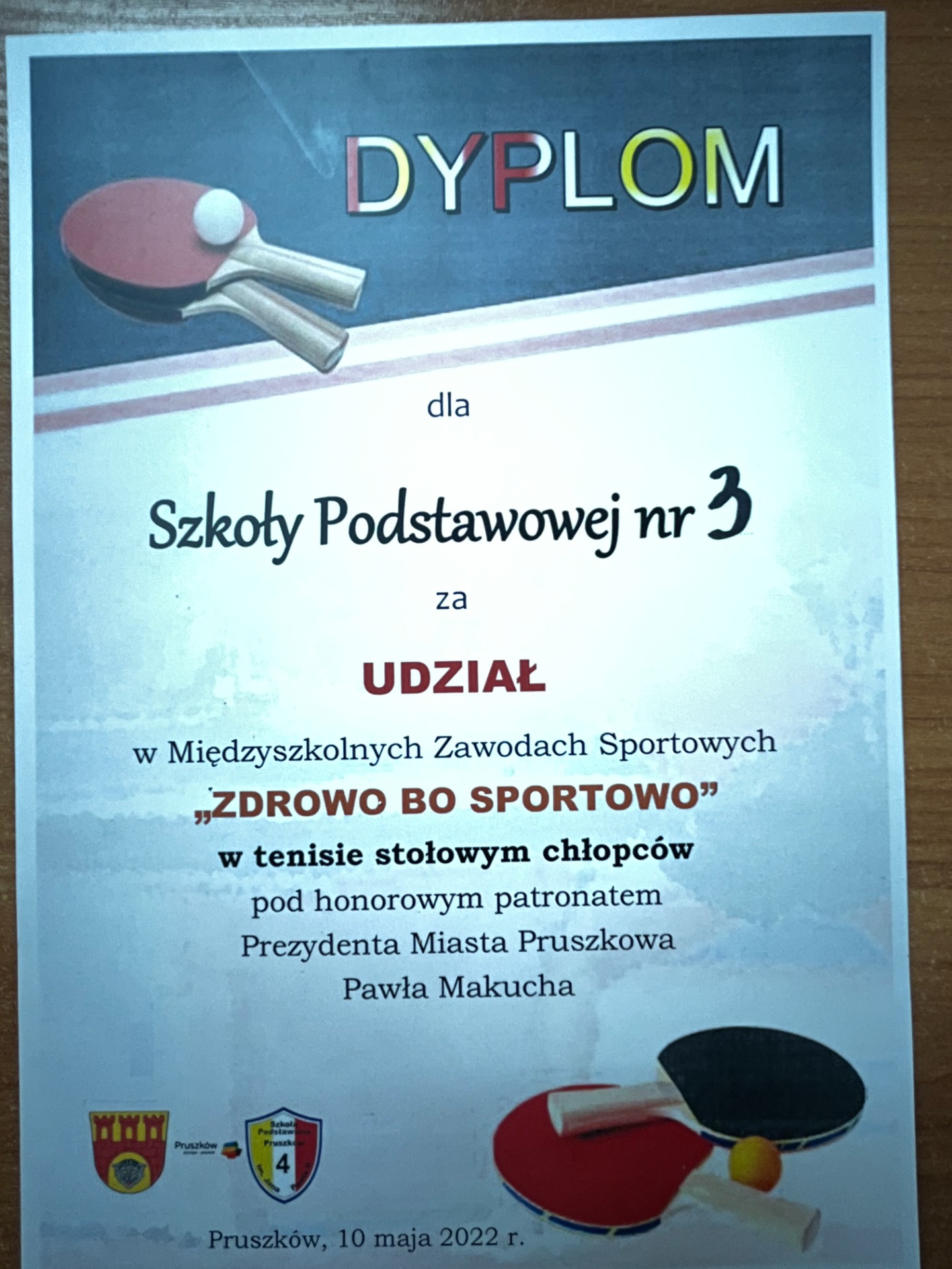 „Zdrowo Bo Sportowo” - Tenis stołowy - Obrazek 2