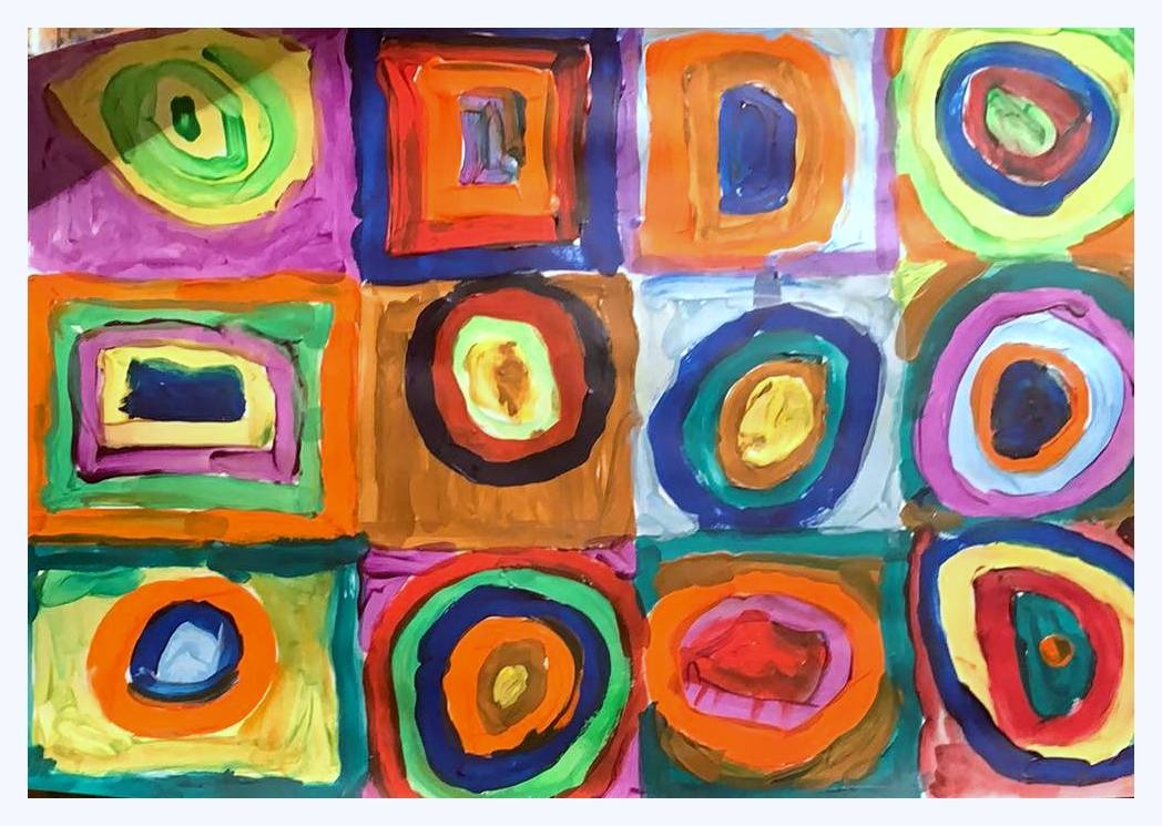 Wassily Kandinsky - Farebná štúdia - Obrázok 6