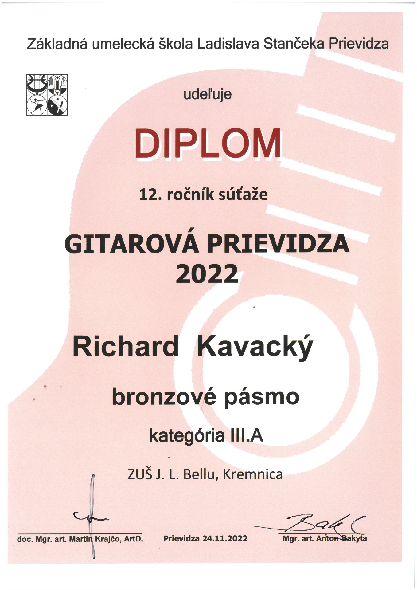 12.ročník súťaž GITAROVÁ PRIEVIDZA 2022 - Celoštátne kolo - Obrázok 3