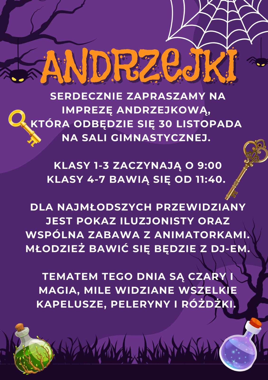 "Zabawa Andrzejkowa" dla uczniów SP 397 - Obrazek 1