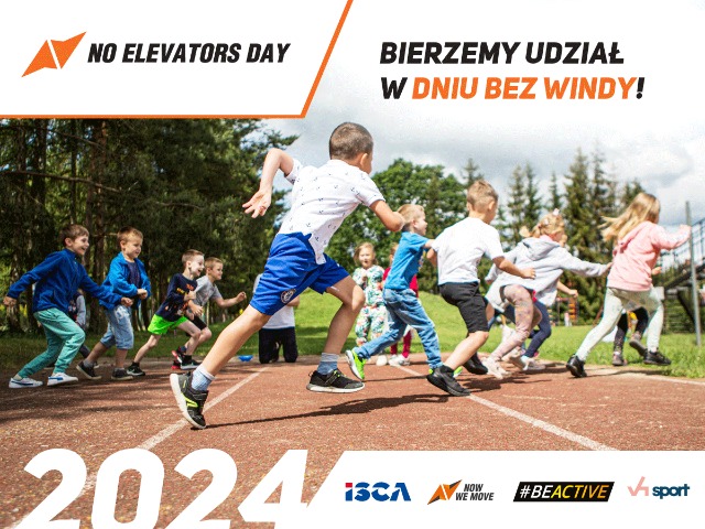 Plakat informujący o dołączeniu placówki do obchodów Dnia Bez Windy
