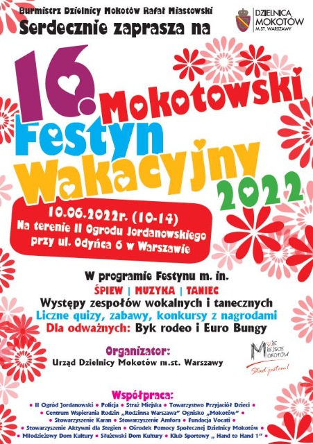 XVI Mokotowski Festyn Wakacyjny - 10 czerwca - Obrazek 1