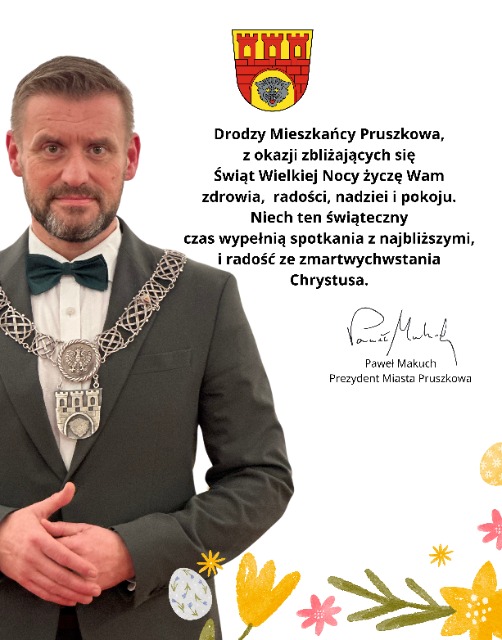 Życzenia od Prezydenta Miasta Pruszkowa - Obrazek 1