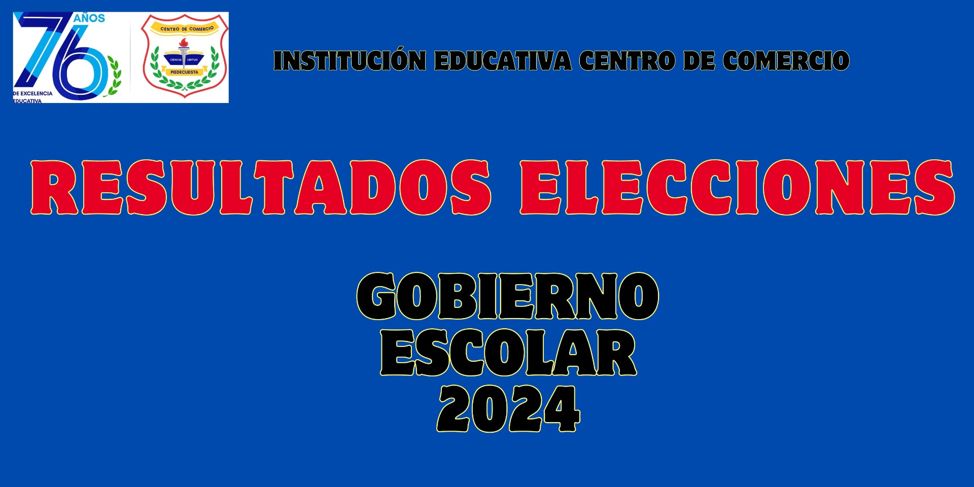 Resultados Gobierno Escolar 2024 - Imagen 1